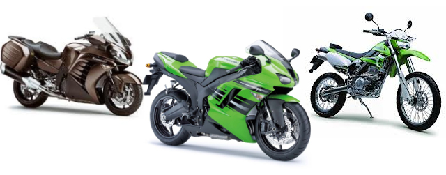 Kawasaki Motorcycle range