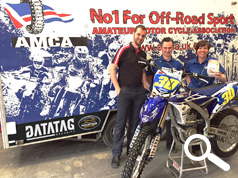 NATIONAL MOTOCROSS ORGANISING BODY, THE AMCA, CHOOSE DATATAG TO PROTECT THEIR FLEET OF YAMAHA OFF ROAD BIKES